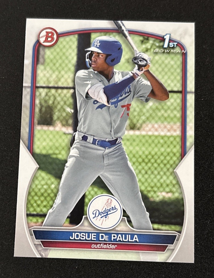 2023 1st Bowman Prospect Paper Josue De Paula #BP-111 - LA Dodgers