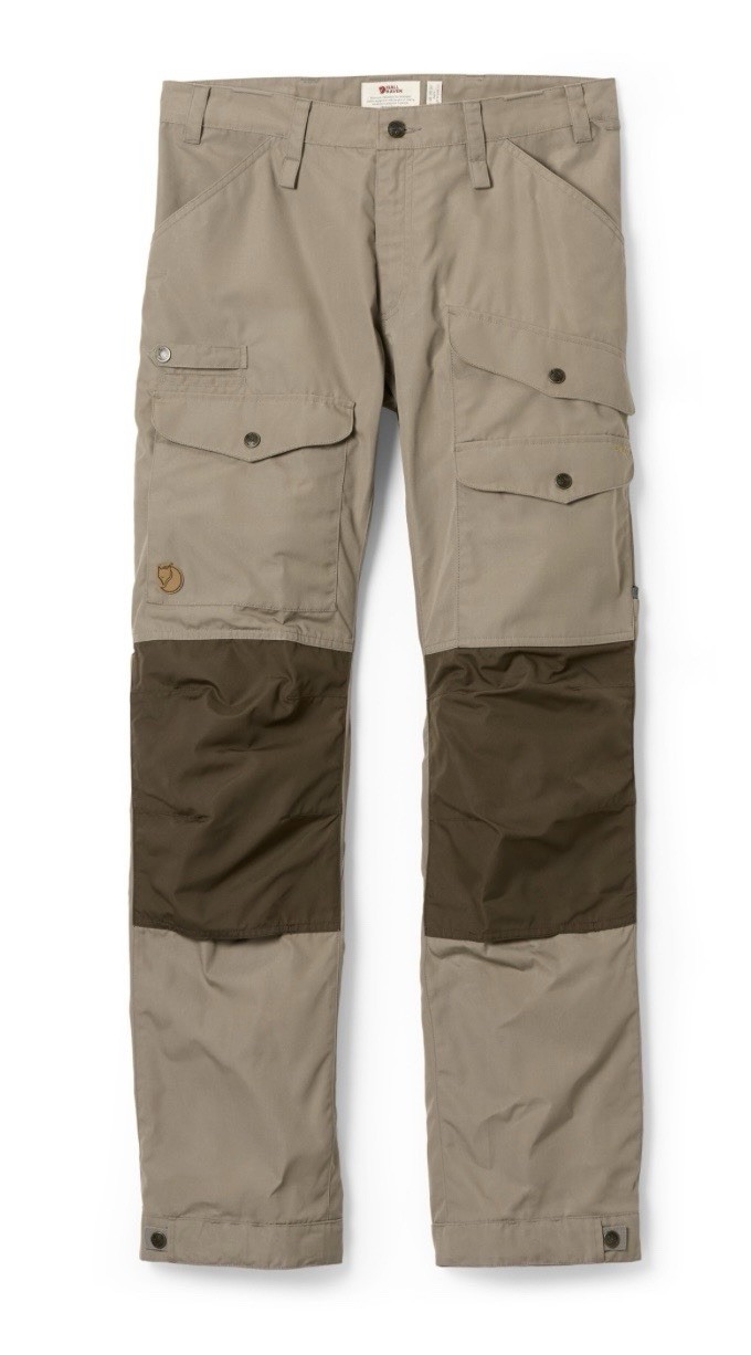 Fjällräven Men\'s Cargo Multi-Pocket Hiking Pants Beige/Brown Size 32”