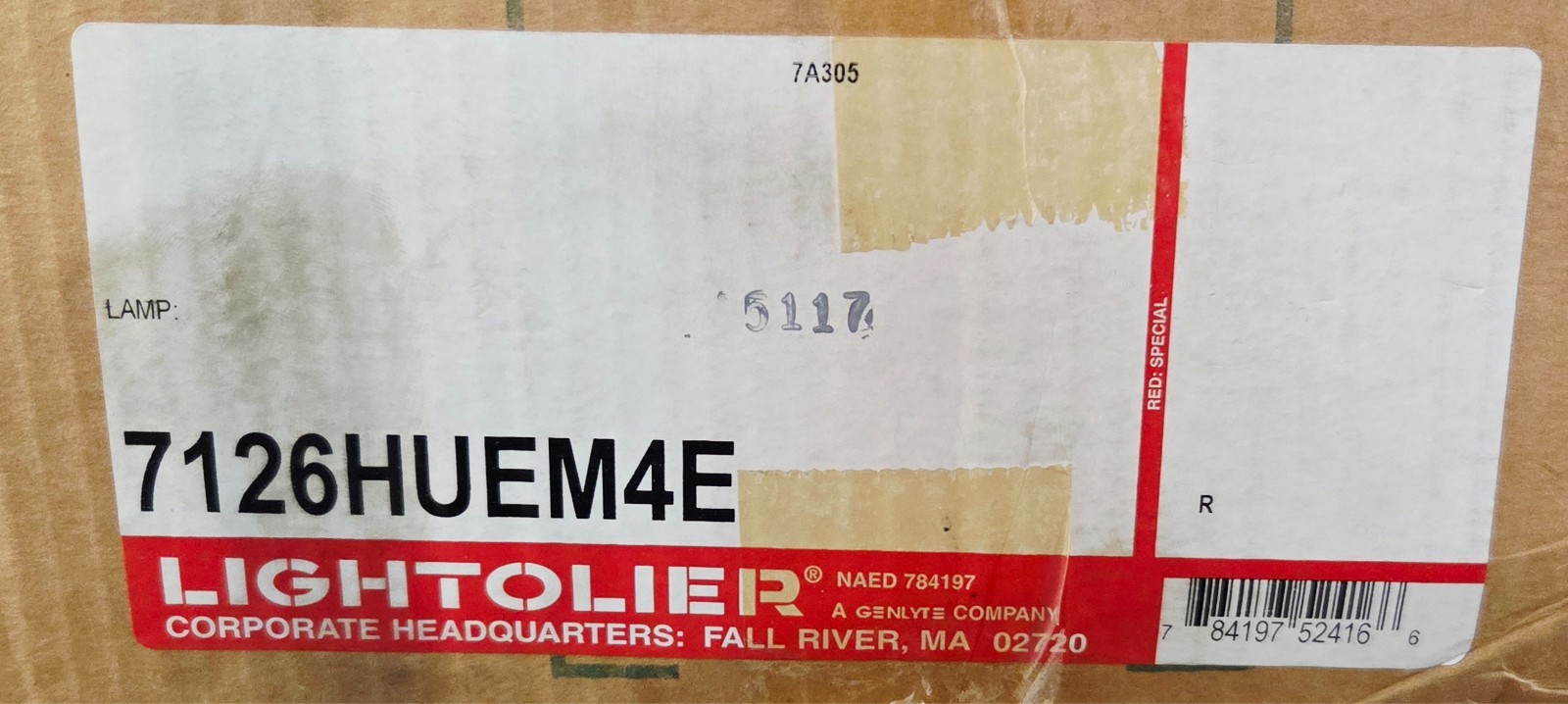 lightolier 7126huem4e lamp