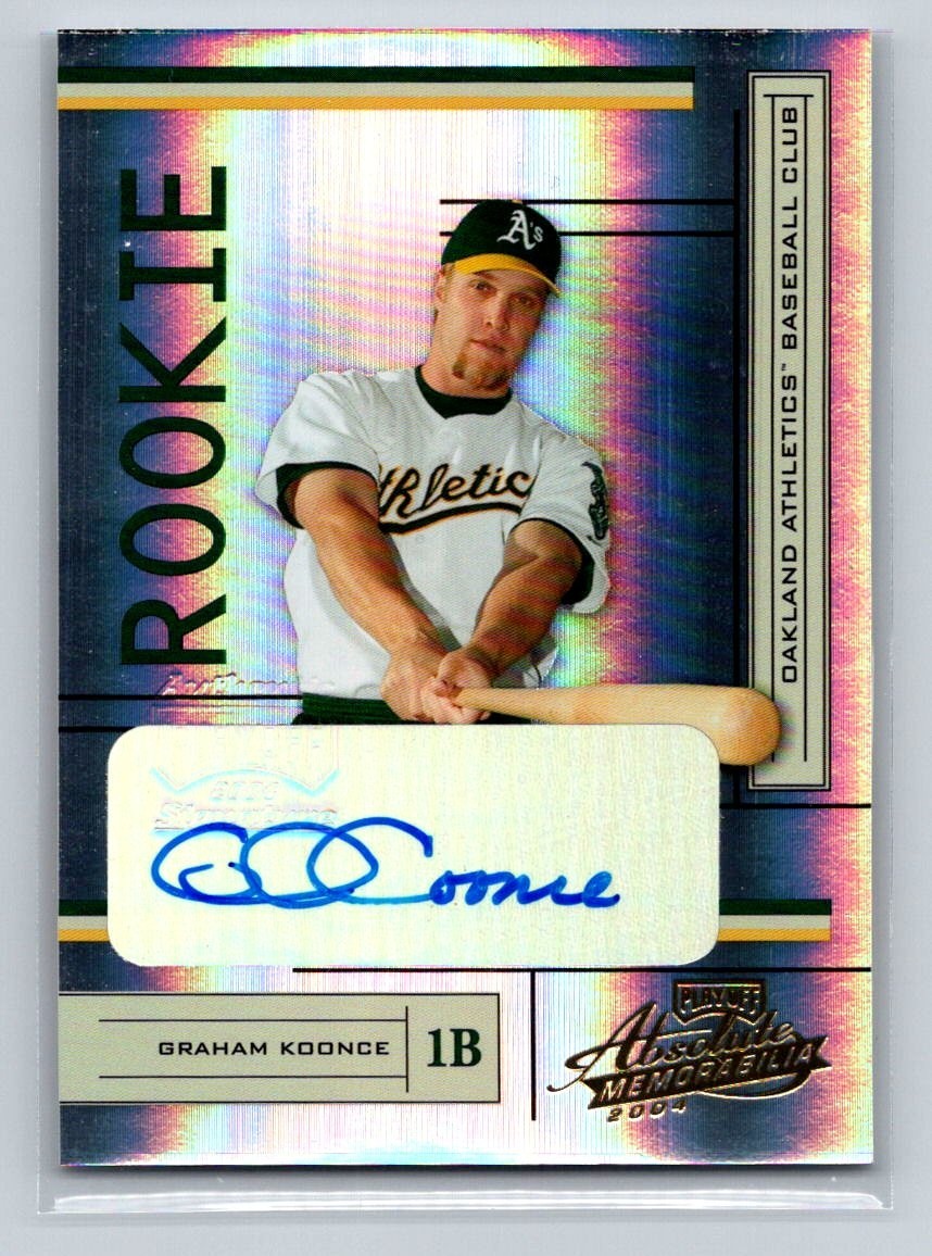 2004 Playoff Absolute Memorabilia Rookie Auto Graham Koonce #248 #320/500 2004 Playoff Absolute Memorabilia Rookie Auto Graham Koonce #248 #320/500