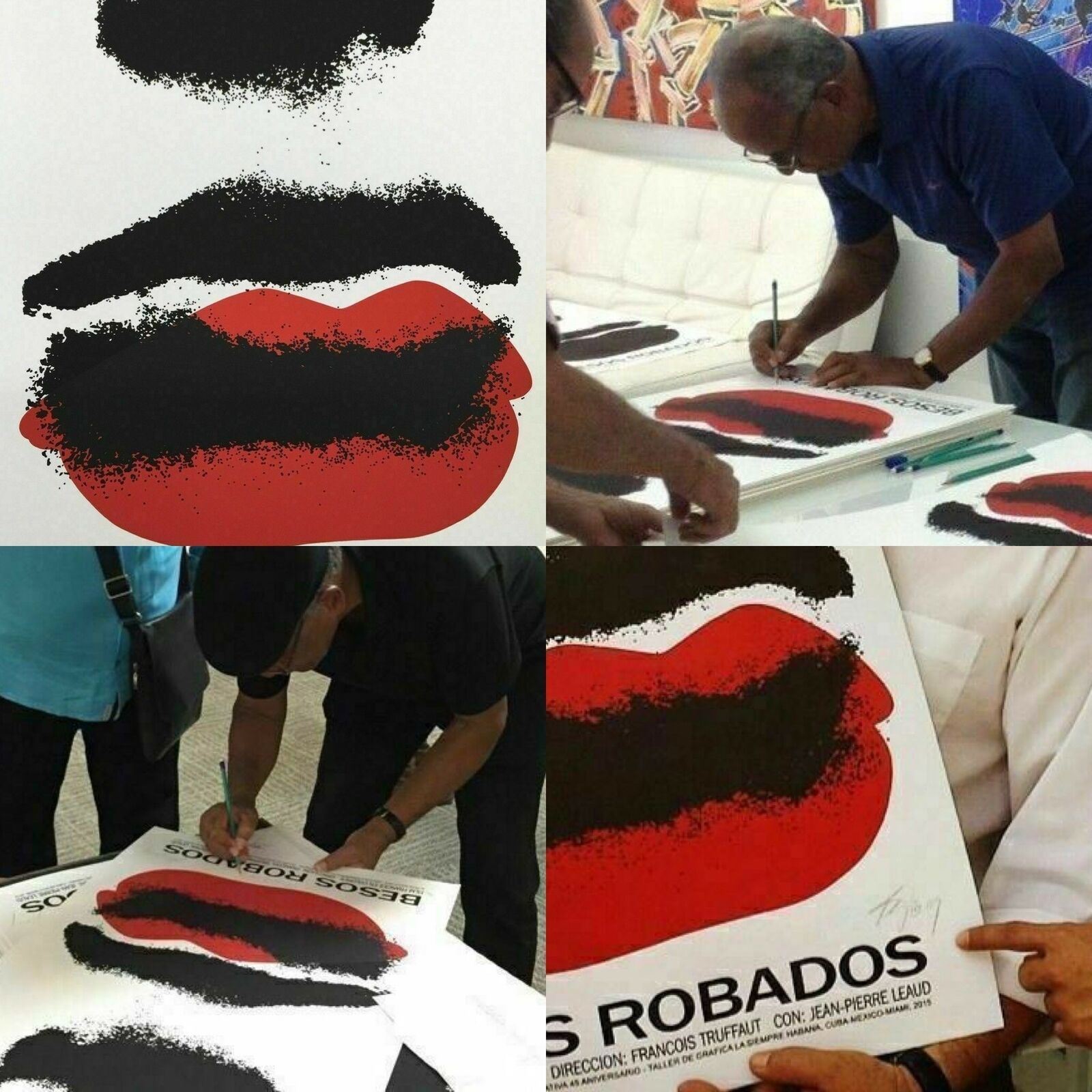Rene Azcuy Hand Signed Stolen Kisses Baisers Voles Besos Robados Movie Truffaut