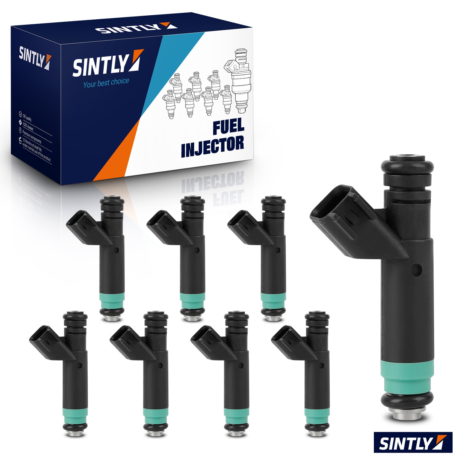 New 8x Fuel Injectors for Dodge Ram 1500 Chrysler Jeep Mitsubishi 4.7L V8 FJ475