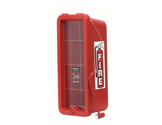✅🔥🧯NEW CATO 5lb. FIRE EXTINGUISHER CABINETS W/ PLEXIGLASS, LOCK & HAMMER