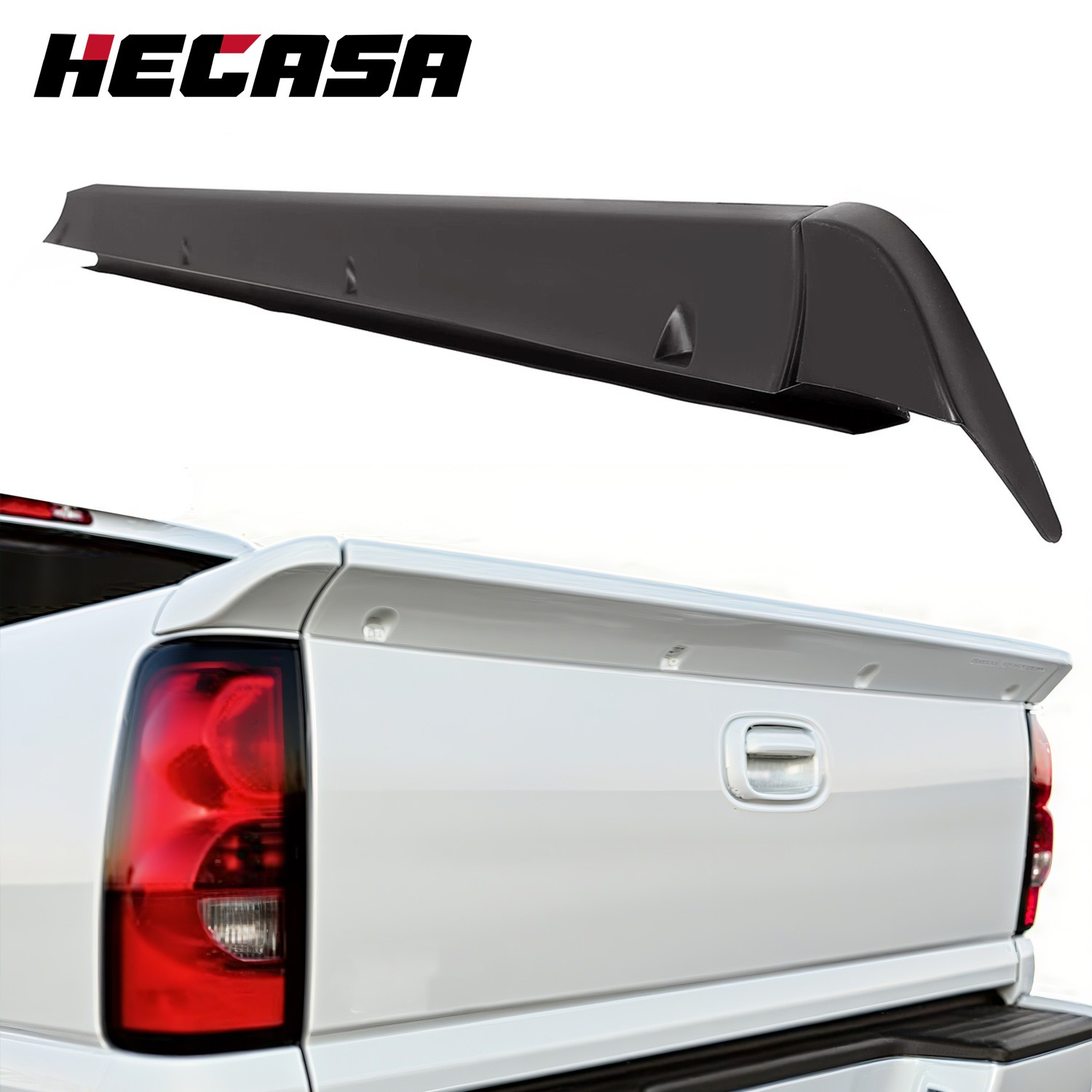 For 1999-06 Chevy Silverado GMC Sierra Rear Tailgate Spoiler Molding Wing For 1999-06 Chevy Silverado GMC Sierra Rear Tailgate Spoiler Molding Wing