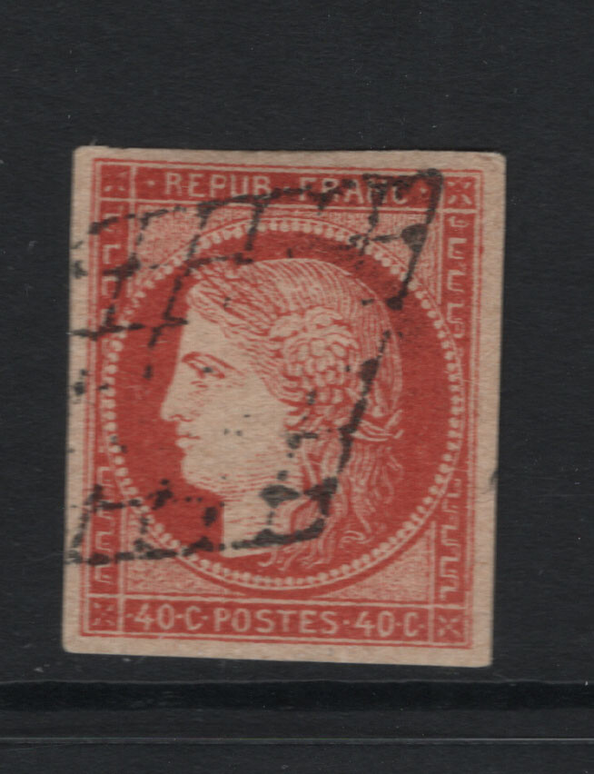 France #7a Extra Fine Used Gem