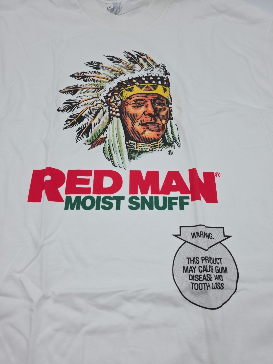NOS Vtg Lot Of 20 90s RED MAN T-SHIRT Indian TOBACCO XL Shirt Resellers