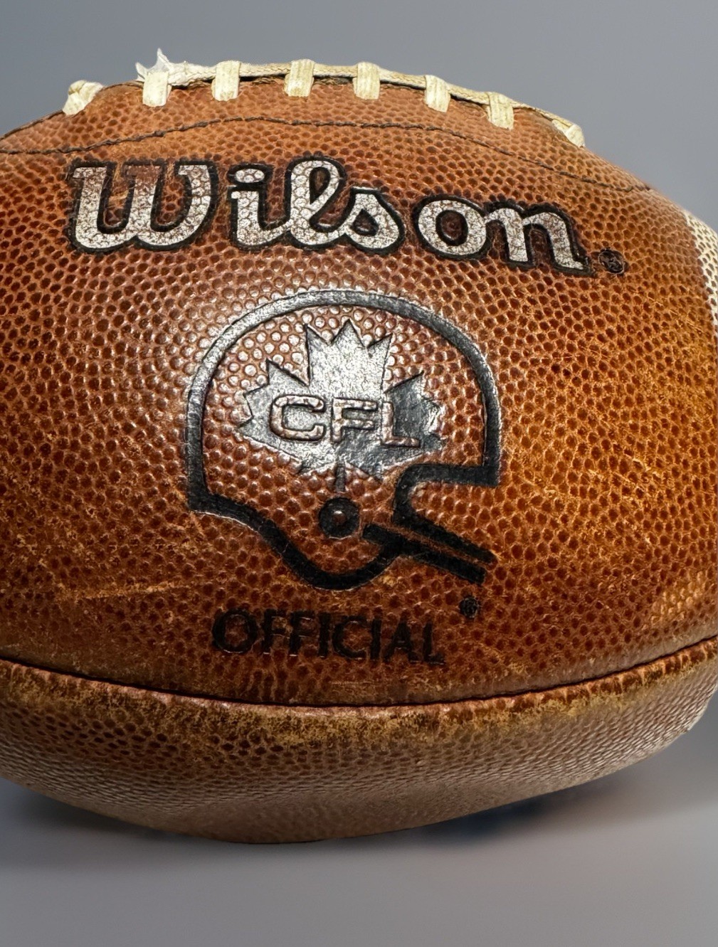 VINTAGE-Official CFL Wilson Football – Larry Smith Commissioner Era (1992–1996)