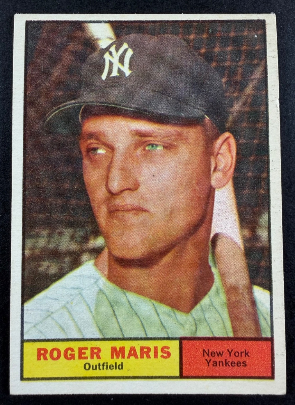 1961 Topps Roger Maris #2 New York Yankees HOF :