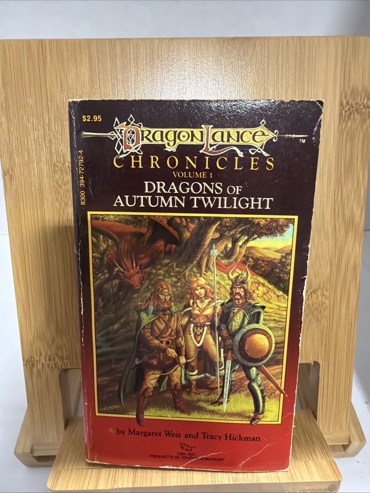 1984 DRAGONLANCE CHRONICLES Vol.1 DRAGONS OF AUTUMN TWILIGHT By Weis & Hickman