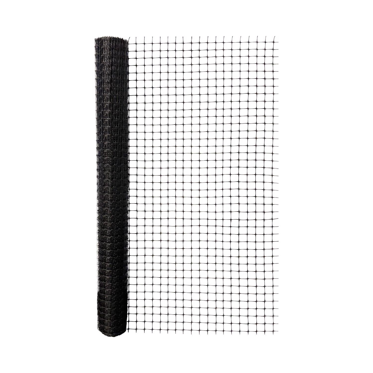 Tenax 60041989 Black Polypropylene Multipurpose Fence 3 x 50 ft. Roll