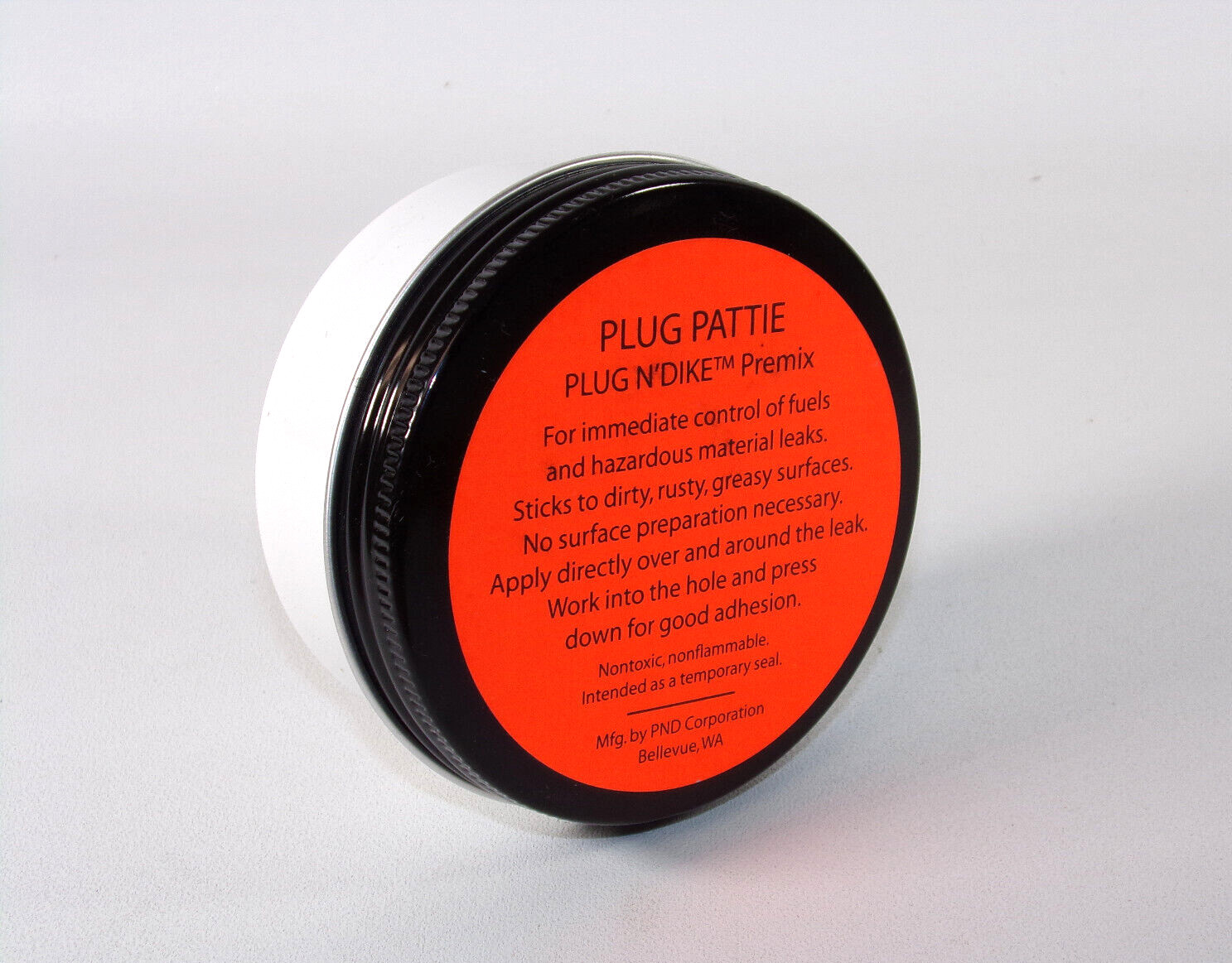 Brady SPC Absorbents Plug n' Dike Premix Pattie, PUTPAT, 10oz
