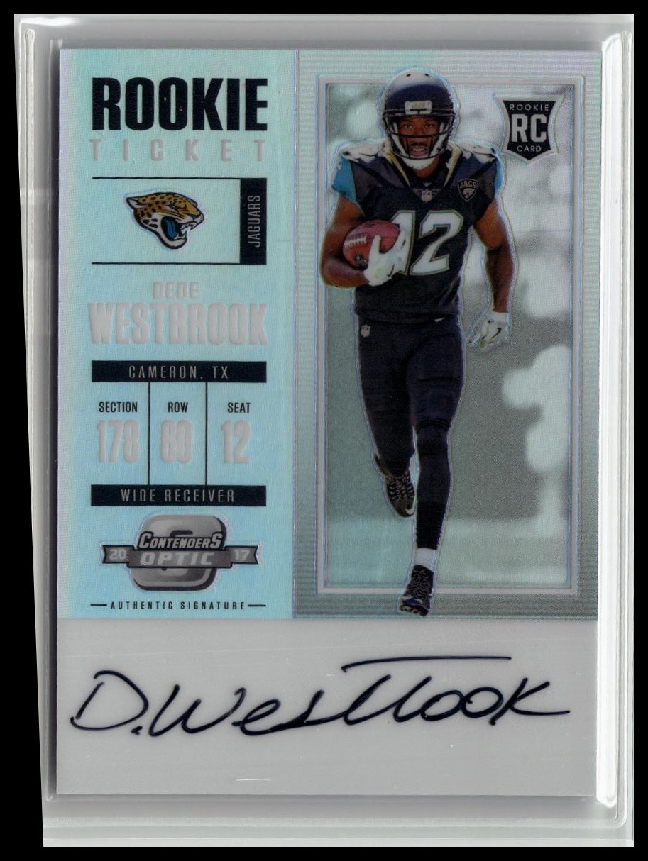 2017 Panini Contenders Optic #129 Dede Westbrook 2017 Panini Contenders Optic #129 Dede Westbrook