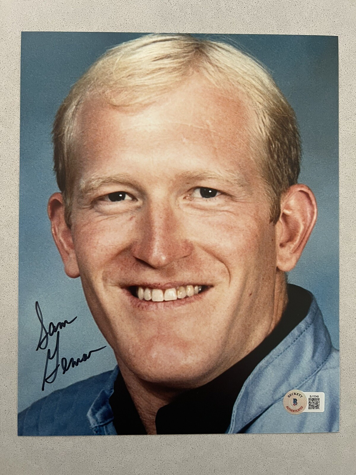 Sam Gemar autographed signed 8x10 photo Beckett BAS COA NASA Astronaut Rare STS