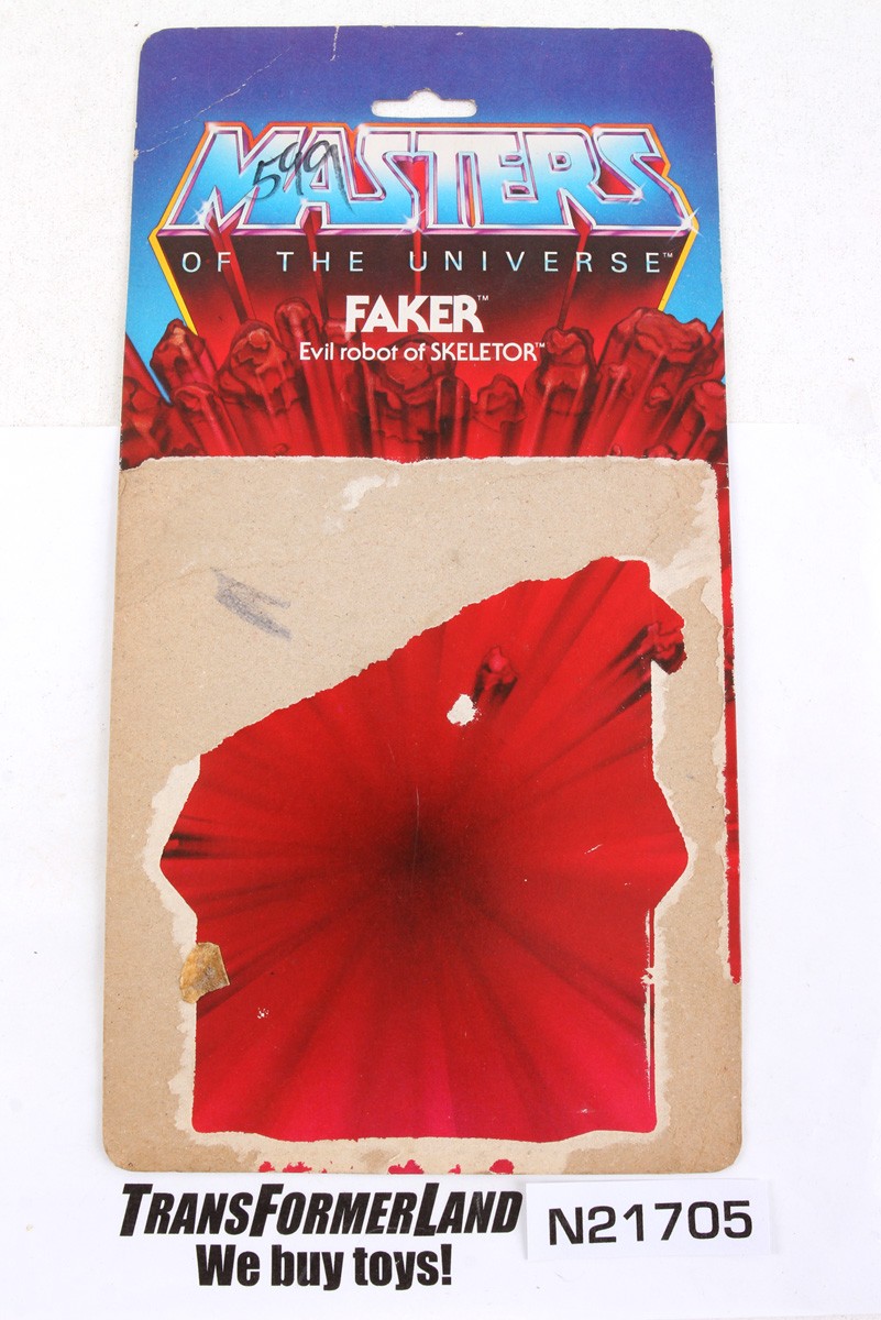 Heman MOTU Original Series Faker Box/Card Only