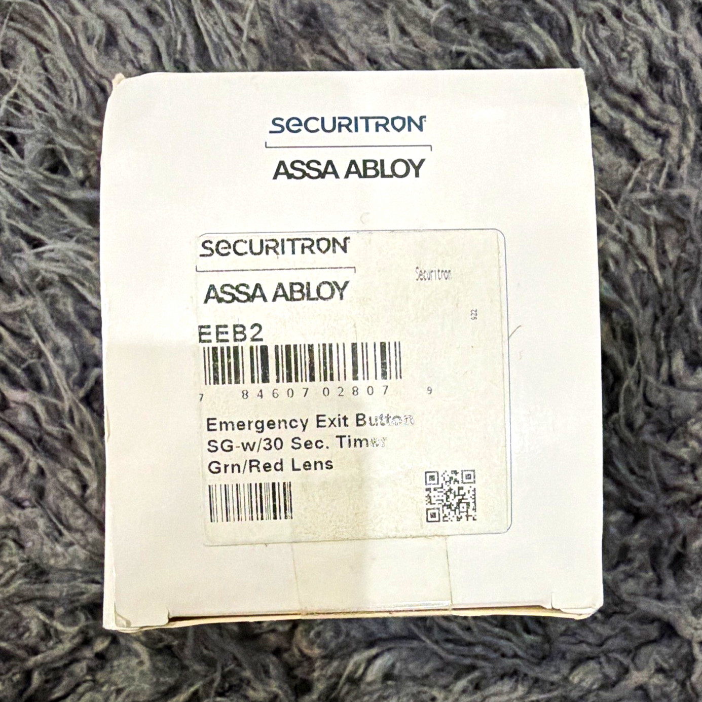 Securitron EEB2 Emergency Exit Button Push to Exit 30 Sec Timer Green/Red Lens Securitron EEB2 Emergency Exit Button Push to Exit 30 Sec Timer Green/Red Lens
