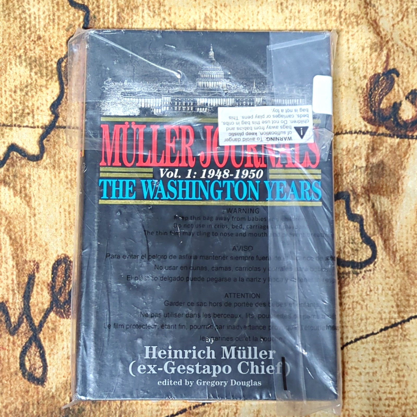 Muller Journals Vol 1 1948-1950 Washington Years Hardcover WWII CIA Gestapo Bend