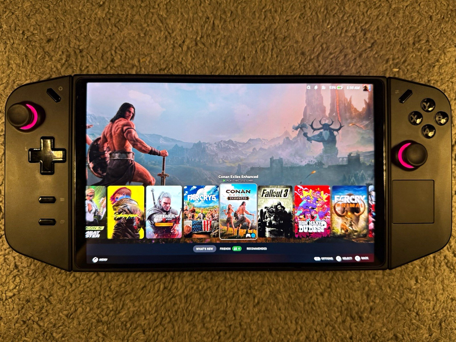 Lenovo Legion Go 1TB w/ Official Dock, Original Box, Case, and Charger