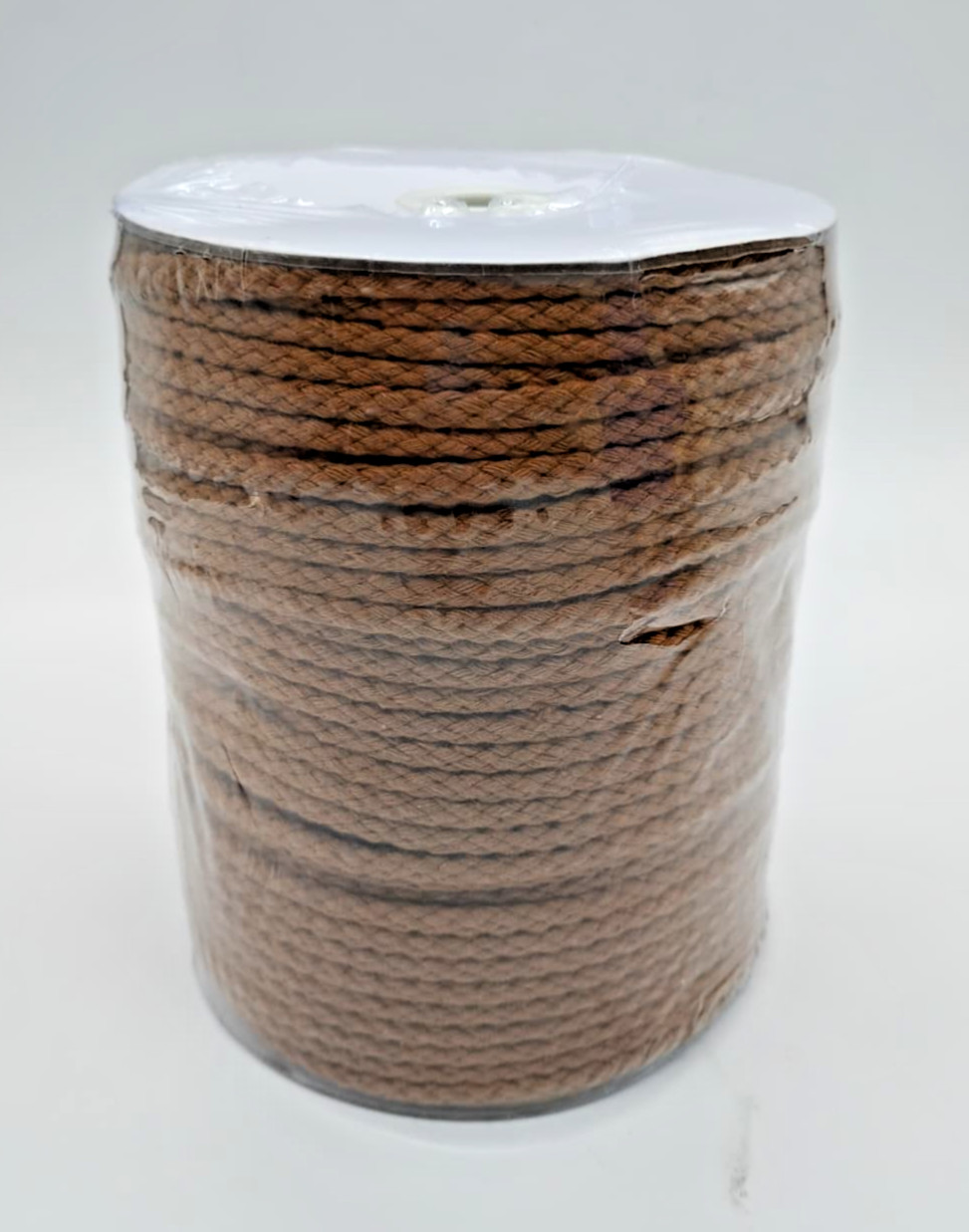 Brown Braided Macrame Cord Rope Spool Upholstery Welting Piping Craft Trim