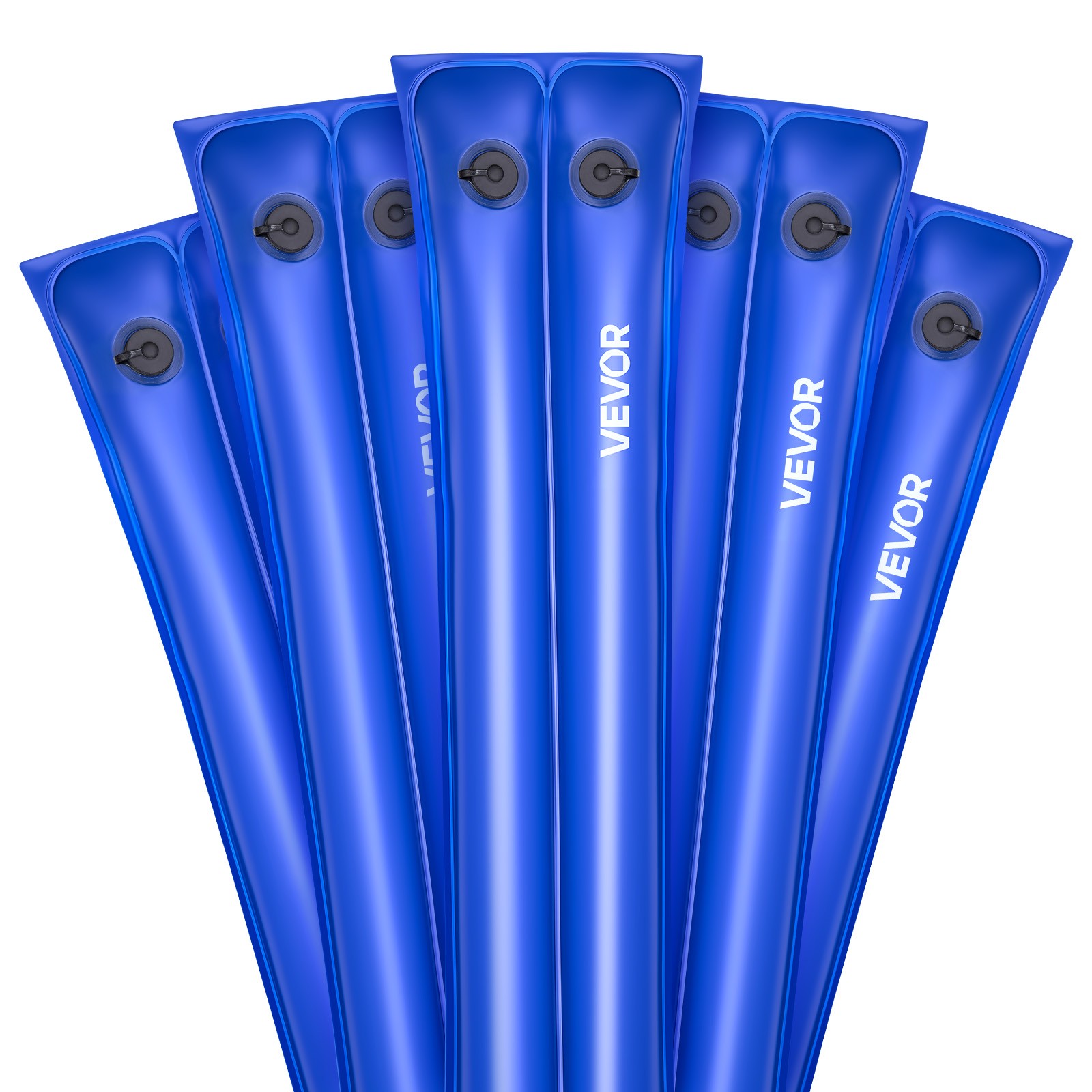 VEVOR 26 Gauge Double Chamber Water Bags Tubes Winter Pool Cover 5 Packs 8 ft