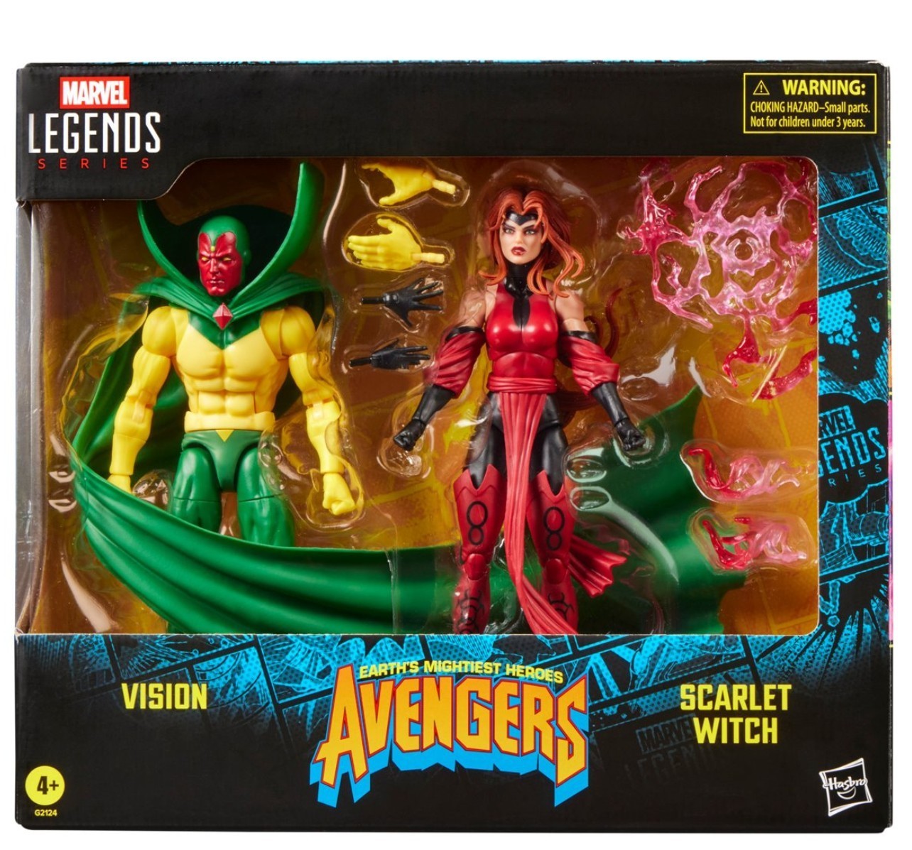 Earth\'s Mightiest Avengers The Crossing Marvel Legends Vision & Scarlet Witch