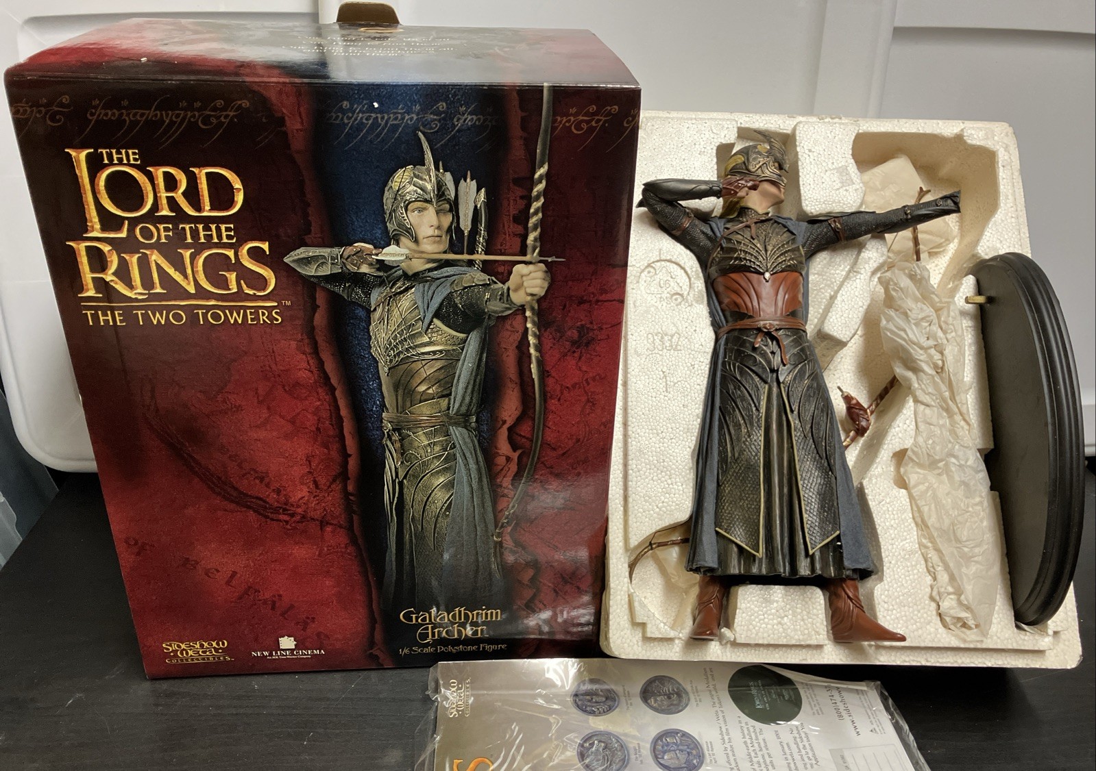 Galadhrim Archer Sideshow WETA Lord Of The Rings Elven Statue LOTR -- in Box Galadhrim Archer Sideshow WETA Lord Of The Rings Elven Statue LOTR -- in Box