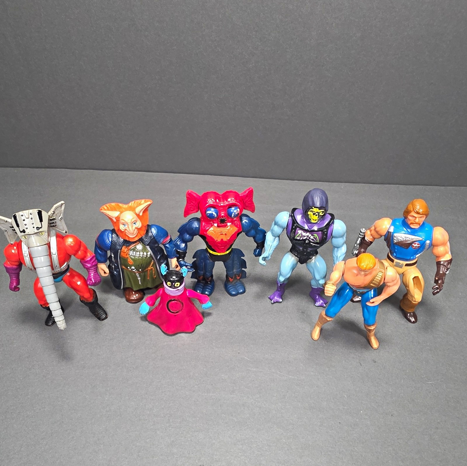 Vintage MOTU Masters of the Universe 7 Figure Lot Mattel 1980s He-Man Toys Vintage MOTU Masters of the Universe 7 Figure Lot Mattel 1980s He-Man Toys