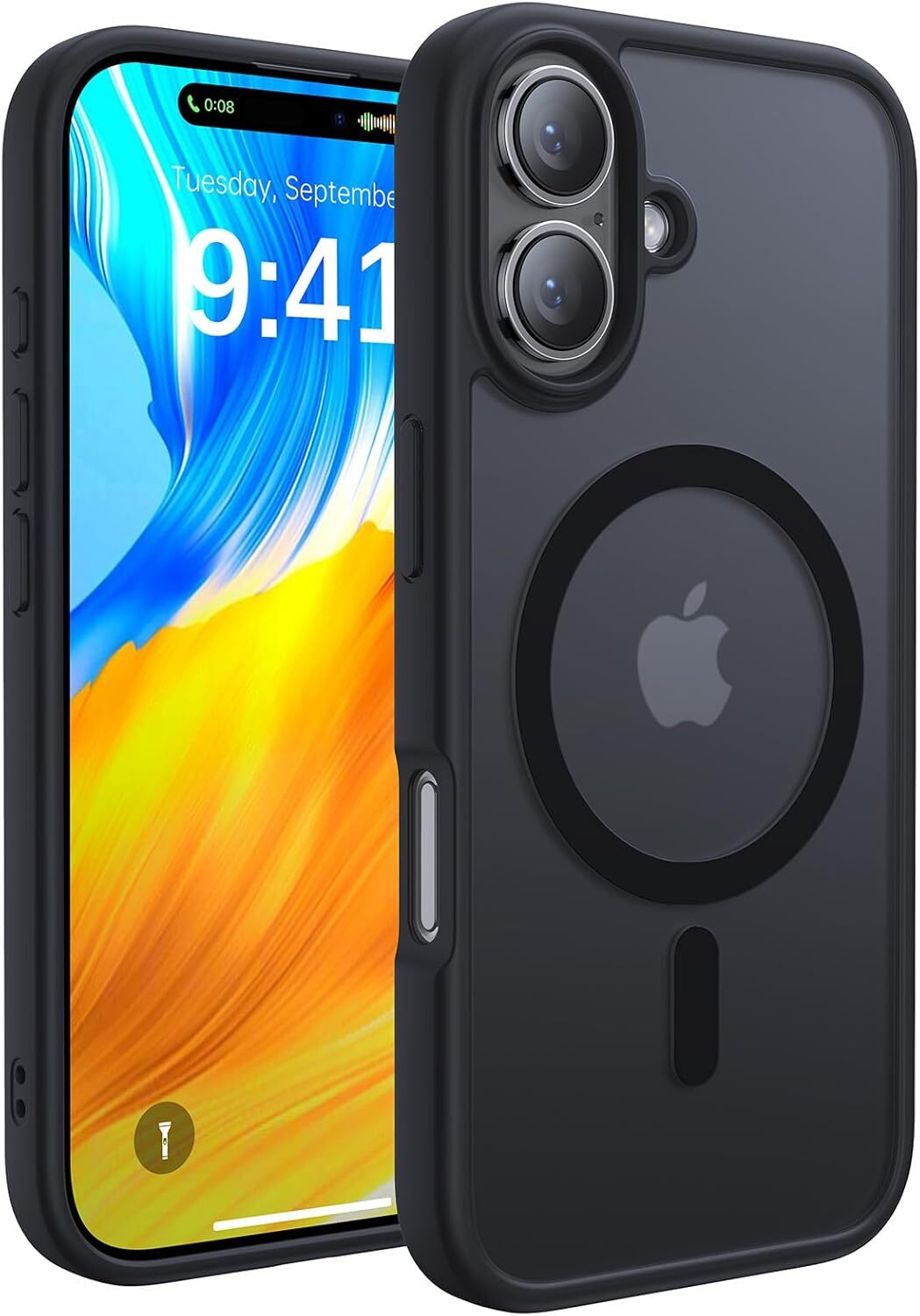 Funda Protectora Magnética de TPU MagSafe para iPhone 16 15 14 Pro Max 14 13 +