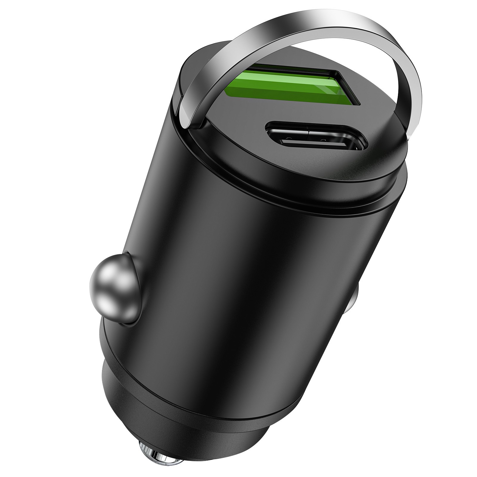 100W Ultra-Fast Car Charger PD+QC Dual Port for iPhone Android Laptop For Car