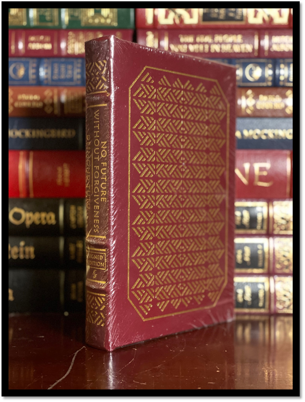 No Future Without Forgiveness DESMOND TUTU SIGNED New Easton Press Leather