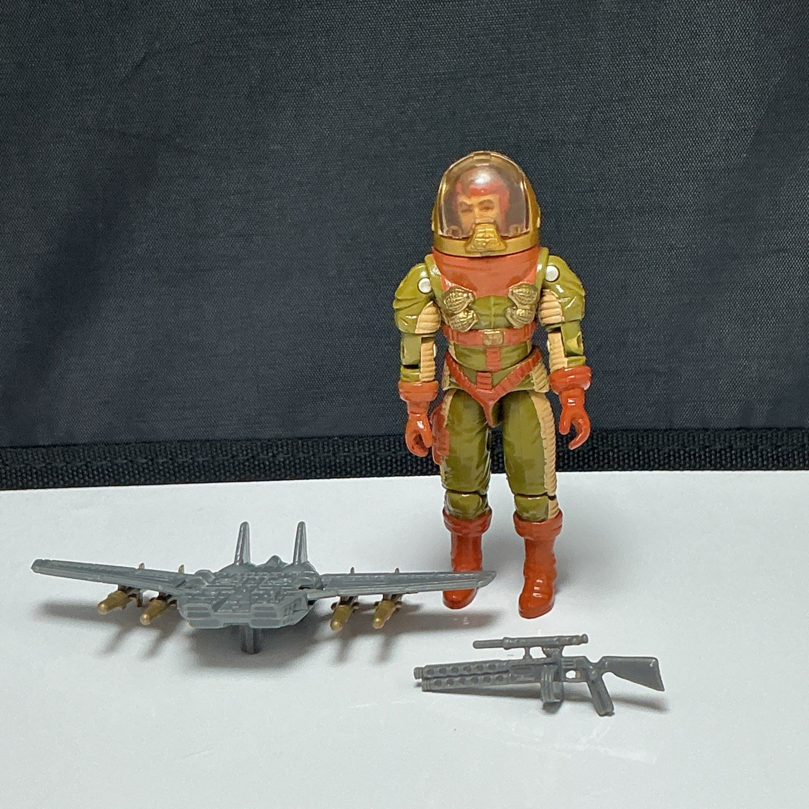 VTG 1991 GI Joe General Hawk V3 100% COMPLETE Jet Pack Rifle Missiles ARAH VTG 1991 GI Joe General Hawk V3 100% COMPLETE Jet Pack Rifle Missiles ARAH