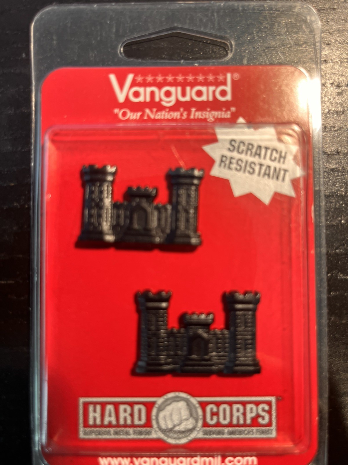 USMC ENGINEERS CASTLE PINS (PAIR) USMC ENGINEERS CASTLE PINS (PAIR)