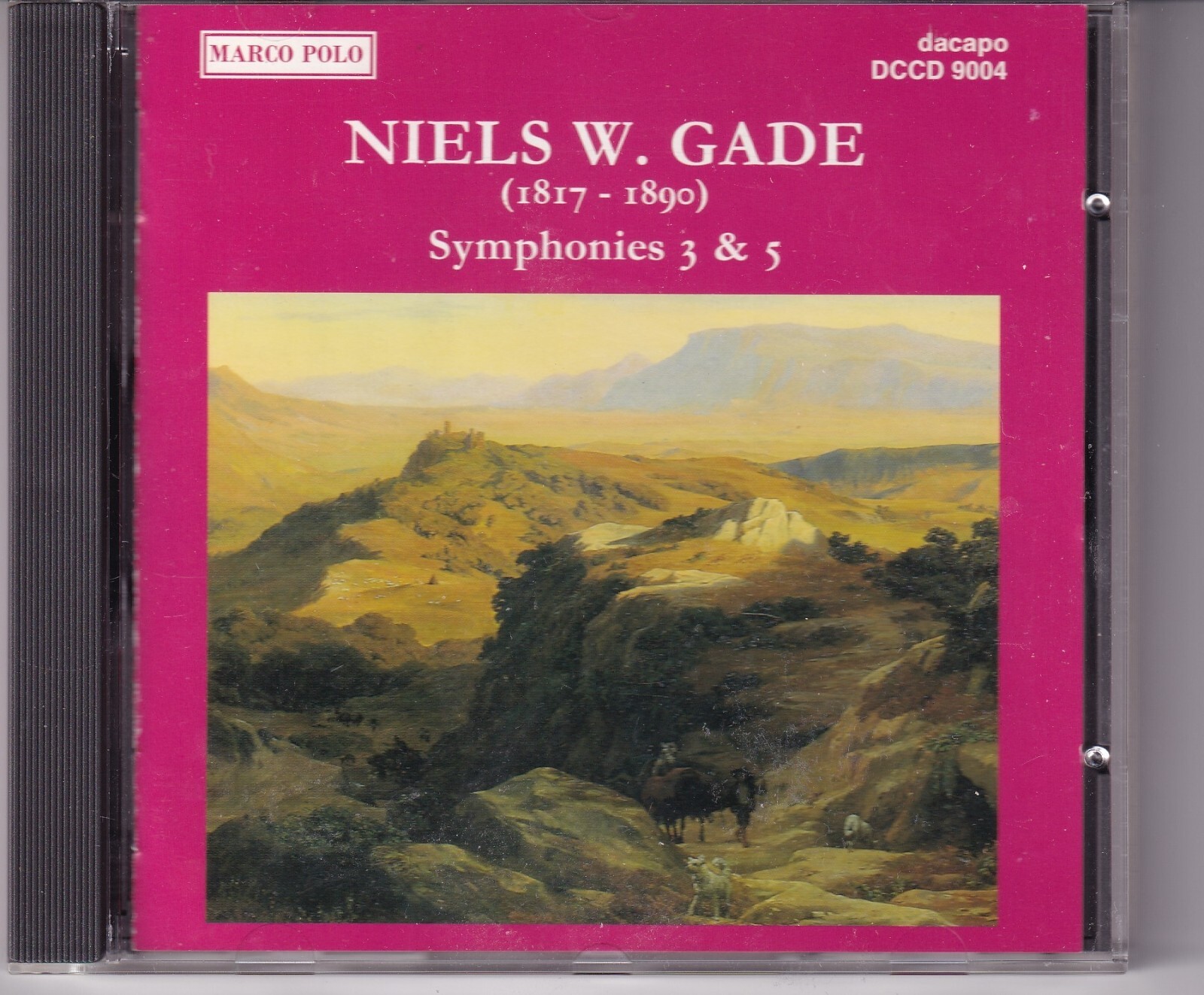 Niels W. GADE: Symphonies Nos. 3 & 5 (CD, Aug-1992, Dacapo) Niels W. GADE: Symphonies Nos. 3 & 5 (CD, Aug-1992, Dacapo)