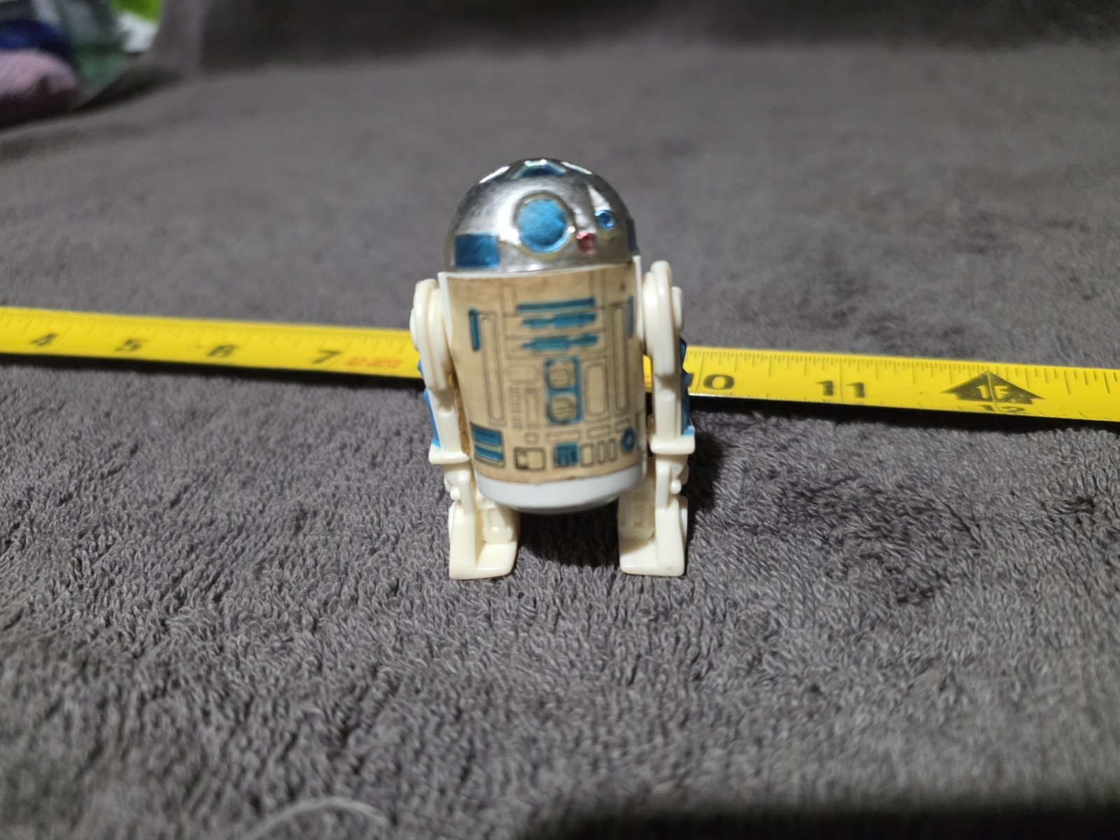 1977 VINTAGE STAR WARS ARTOO DETOO R2-D2 Lili Ledy Mexican Variant Dark Blue 