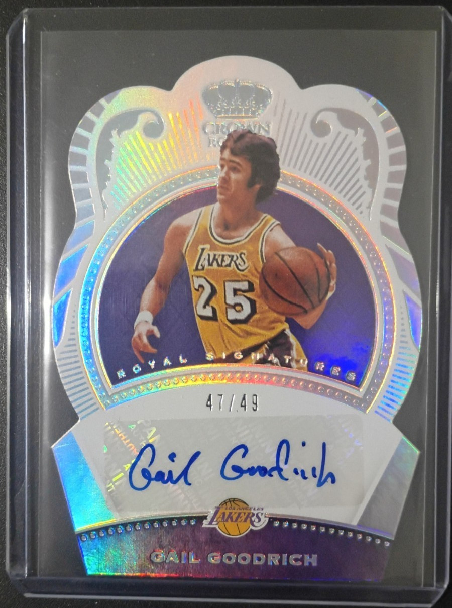 2020-21 Panini Crown Royale Royal Signatures Gail Goodrich #RS-GGR /49