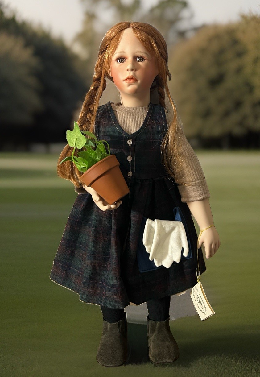 Artist International Porcelain Doll“Trish”LE 1021/1500, 1996,24 in By Kaye Wiggs