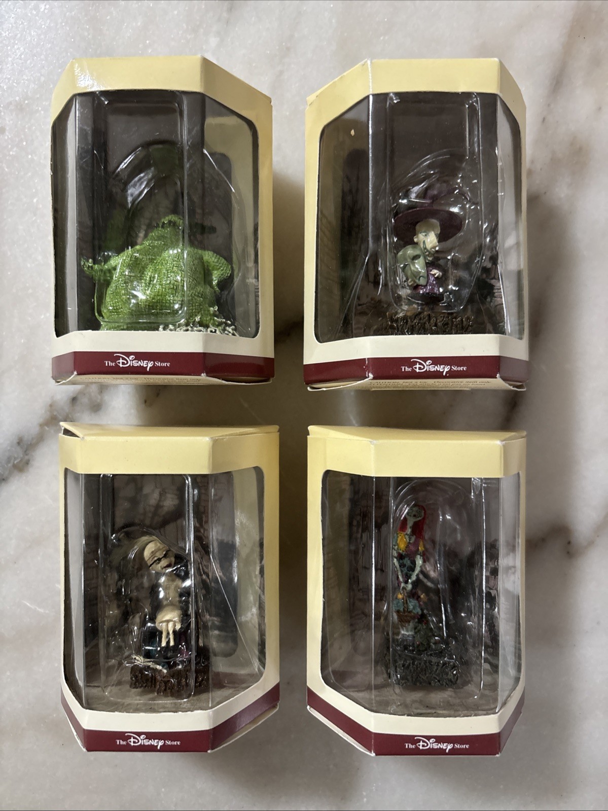 1993 Disney's Nightmare Before Christmas Tiny Kingdom Figurines Set Of 4 Figures 1993 Disney's Nightmare Before Christmas Tiny Kingdom Figurines Set Of 4 Figures