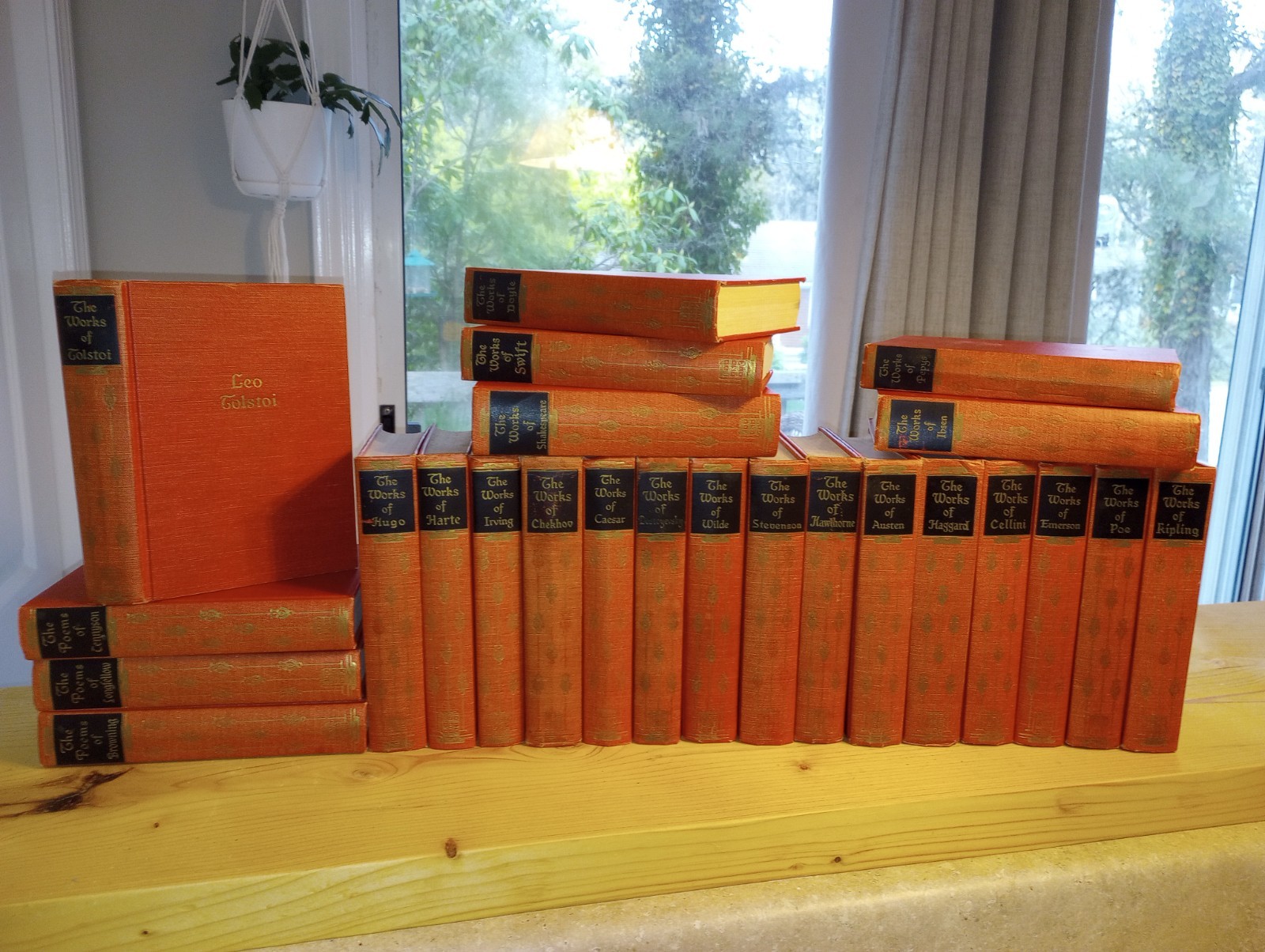 Collected Works Poems Walter J Black 1920s 24 Volume Edgar Allan Poe Jane Austen