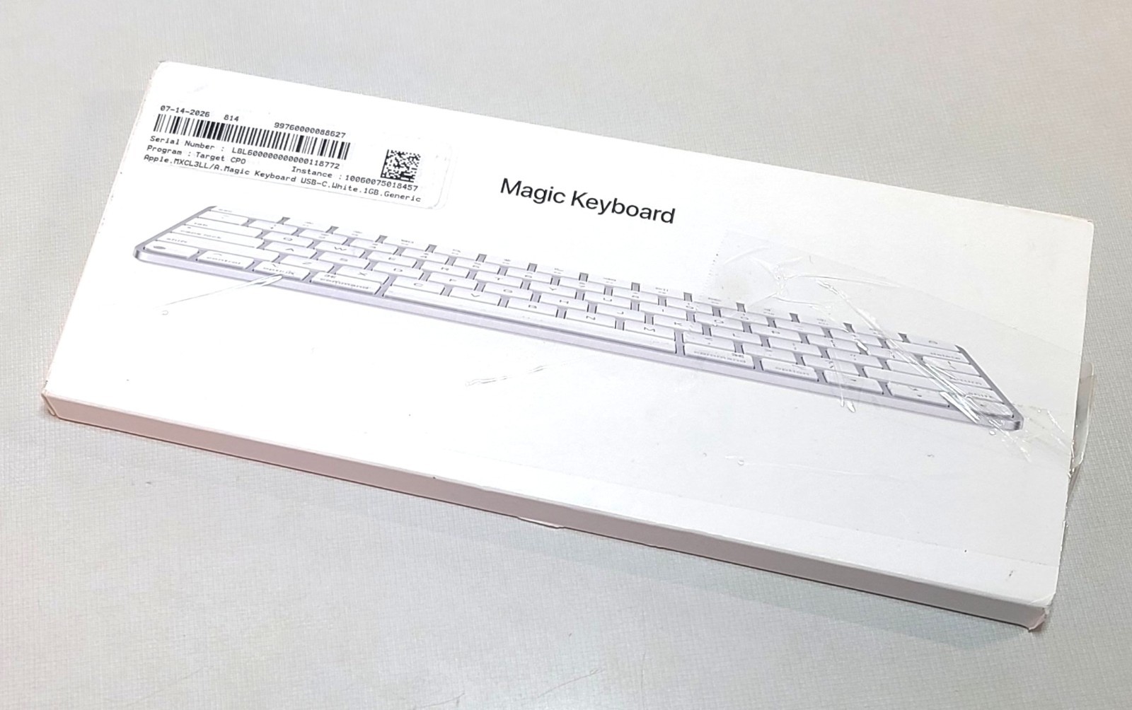 OPEN BOX - Apple Magic Keyboard USB-C - Silver / White A3203 MXCL3LL/A  PRISTINE
