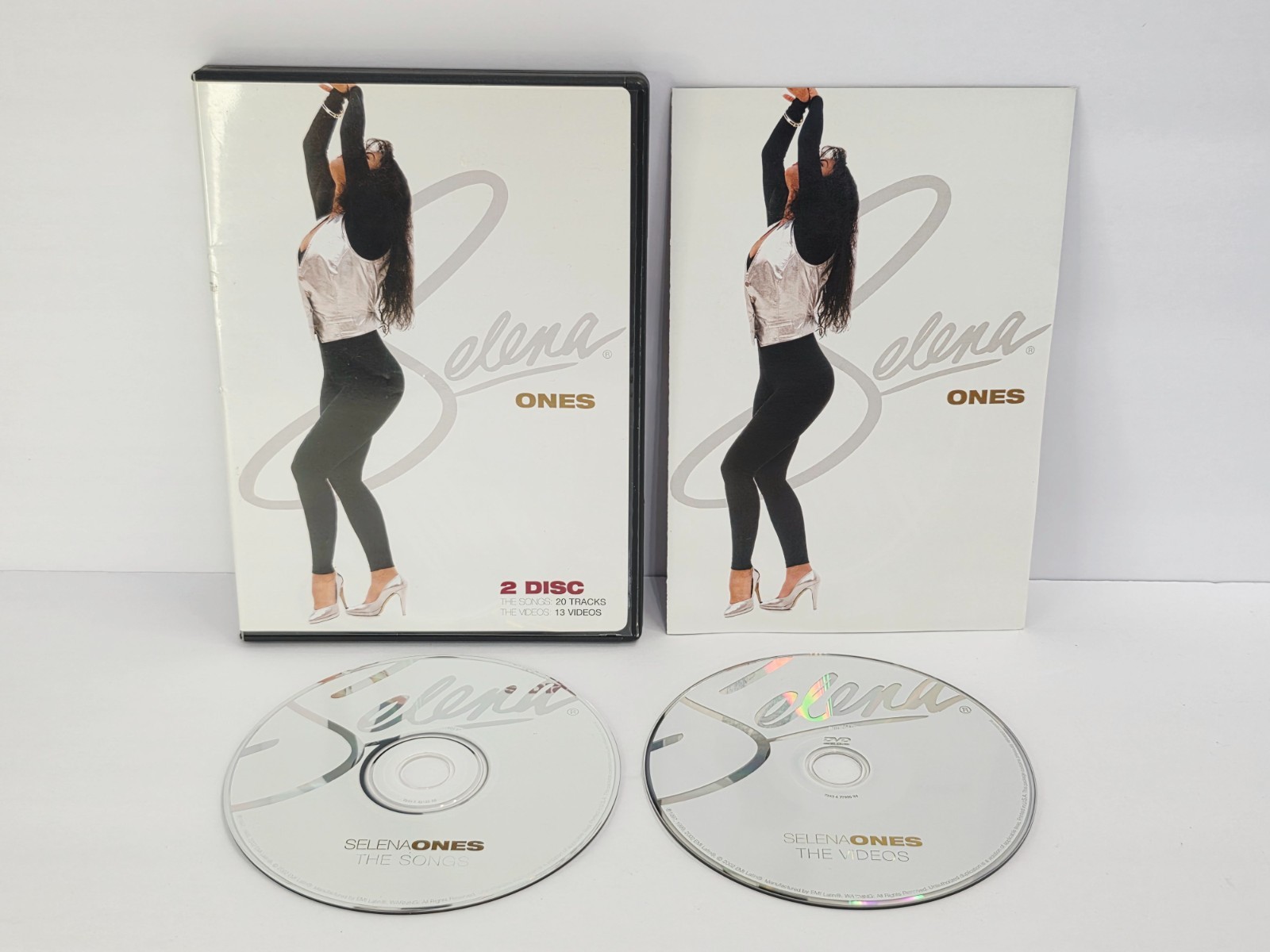 Selena - Ones - 2-Disc Set - 20 Songs CD + 13 Music Videos DVD VTG (2002)