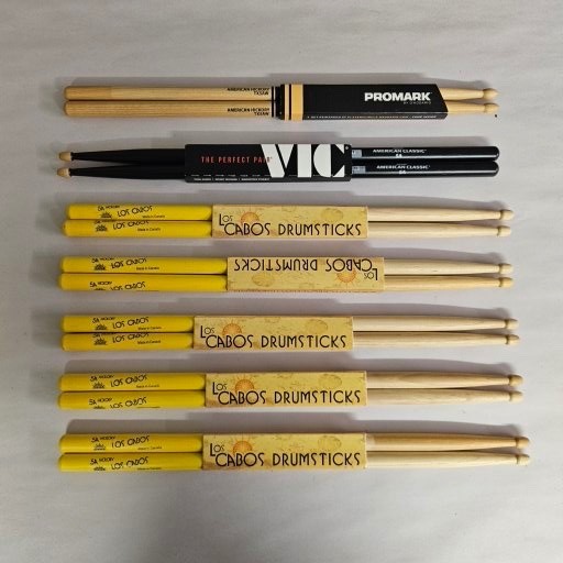 5A Drum Sticks Lot of 7 Pairs - Vic Firth - Pro Mark - Los Cabos 5A Drum Sticks Lot of 7 Pairs - Vic Firth - Pro Mark - Los Cabos