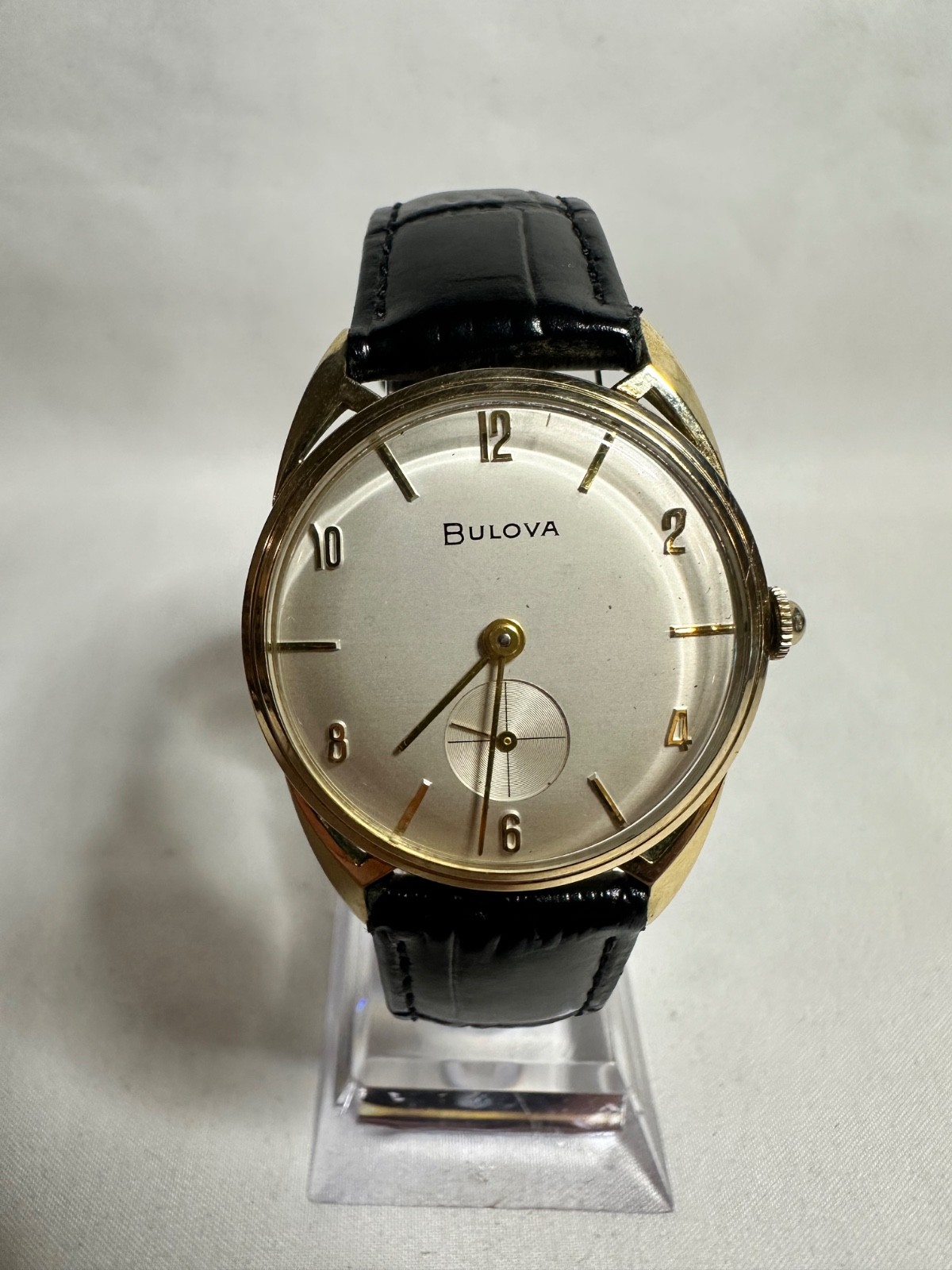 1957 Bulova President Gold Plated Recently Serviced 10k Mechanical Watch 1957 Bulova President Gold Plated Recently Serviced 10k Mechanical Watch