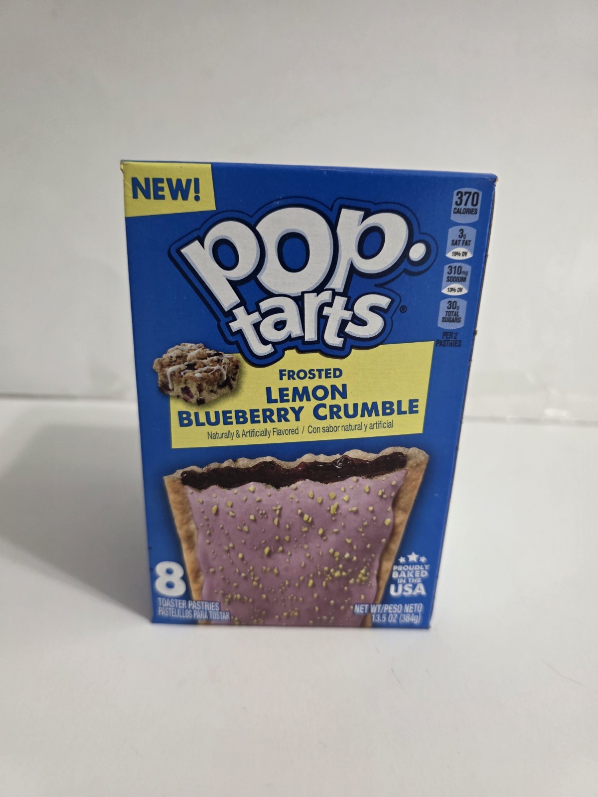  New Limited Edition Kellogg’s Pop Tarts Frosted Lemon Blueberry Crumble (8ct)
