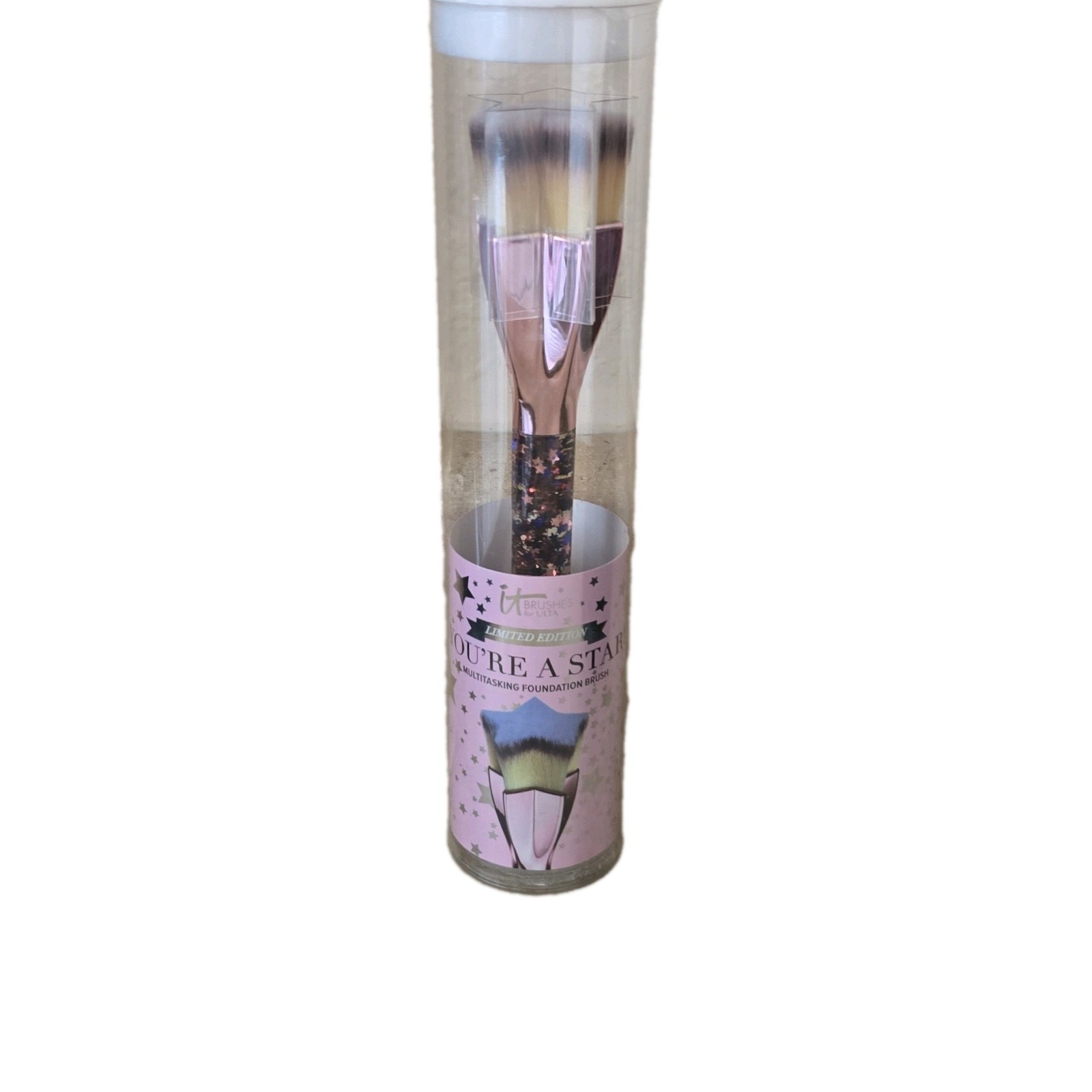 IT Brushes You\'re A Star Multitasking Foundation Brush Limited Edition HTF