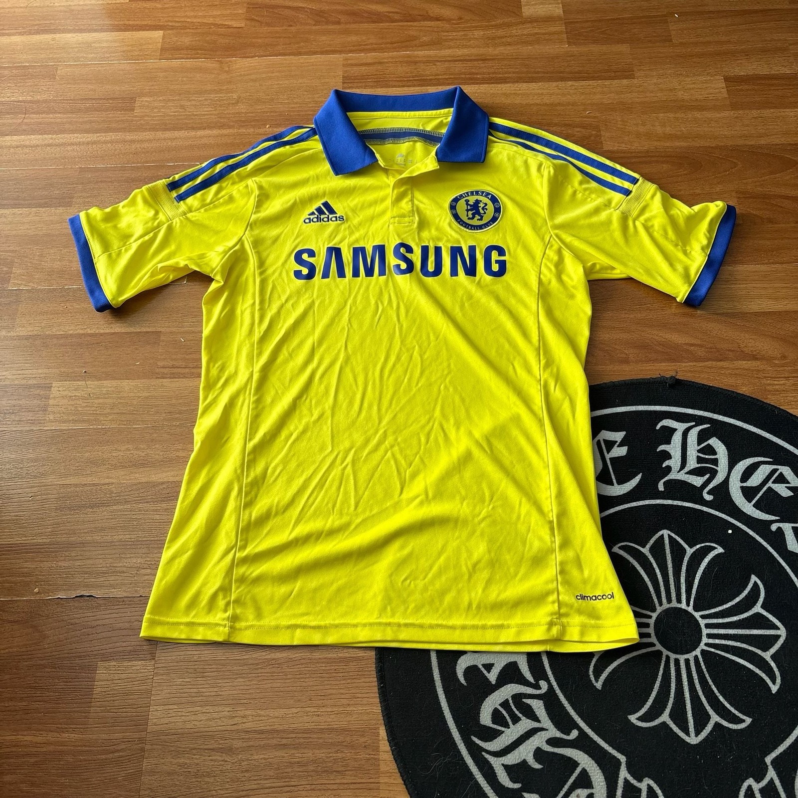 Adidas Chelsea FC 2014 Away Jersey Yellow M Adidas Chelsea FC 2014 Away Jersey Yellow M