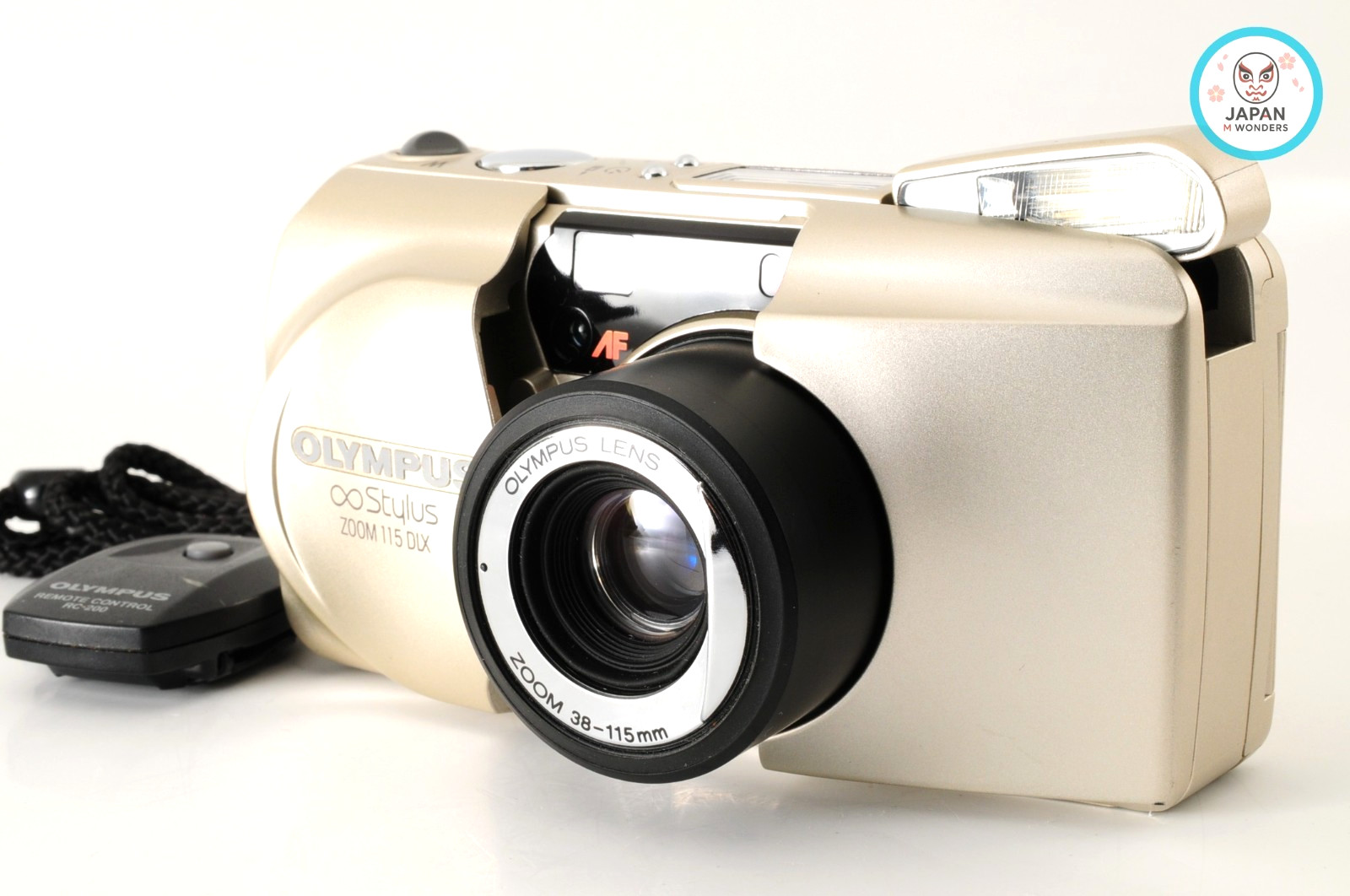 [Excellent+] Olympus μ mju stylus ZOOM 115 DLX DELUXE Film Camera Japan #0212