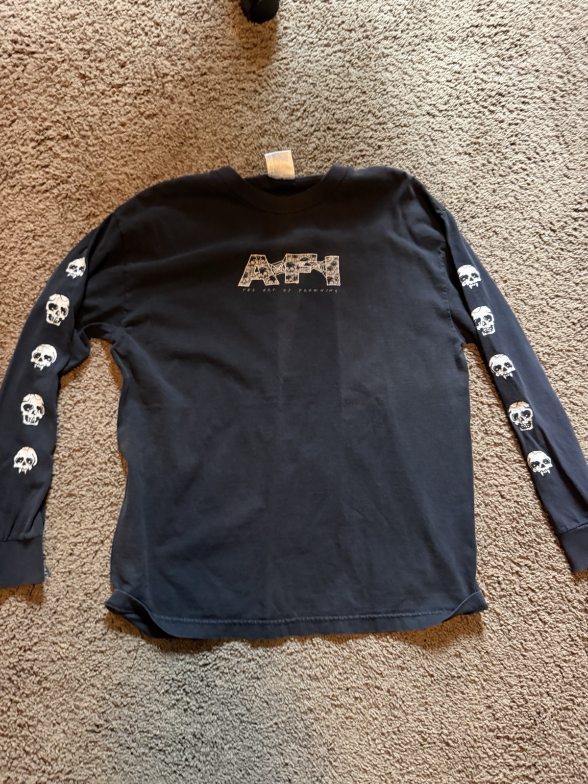 A Fire Inside AFI Art of Drowning Rare Vintage Tour Shirt Size Large 2000s