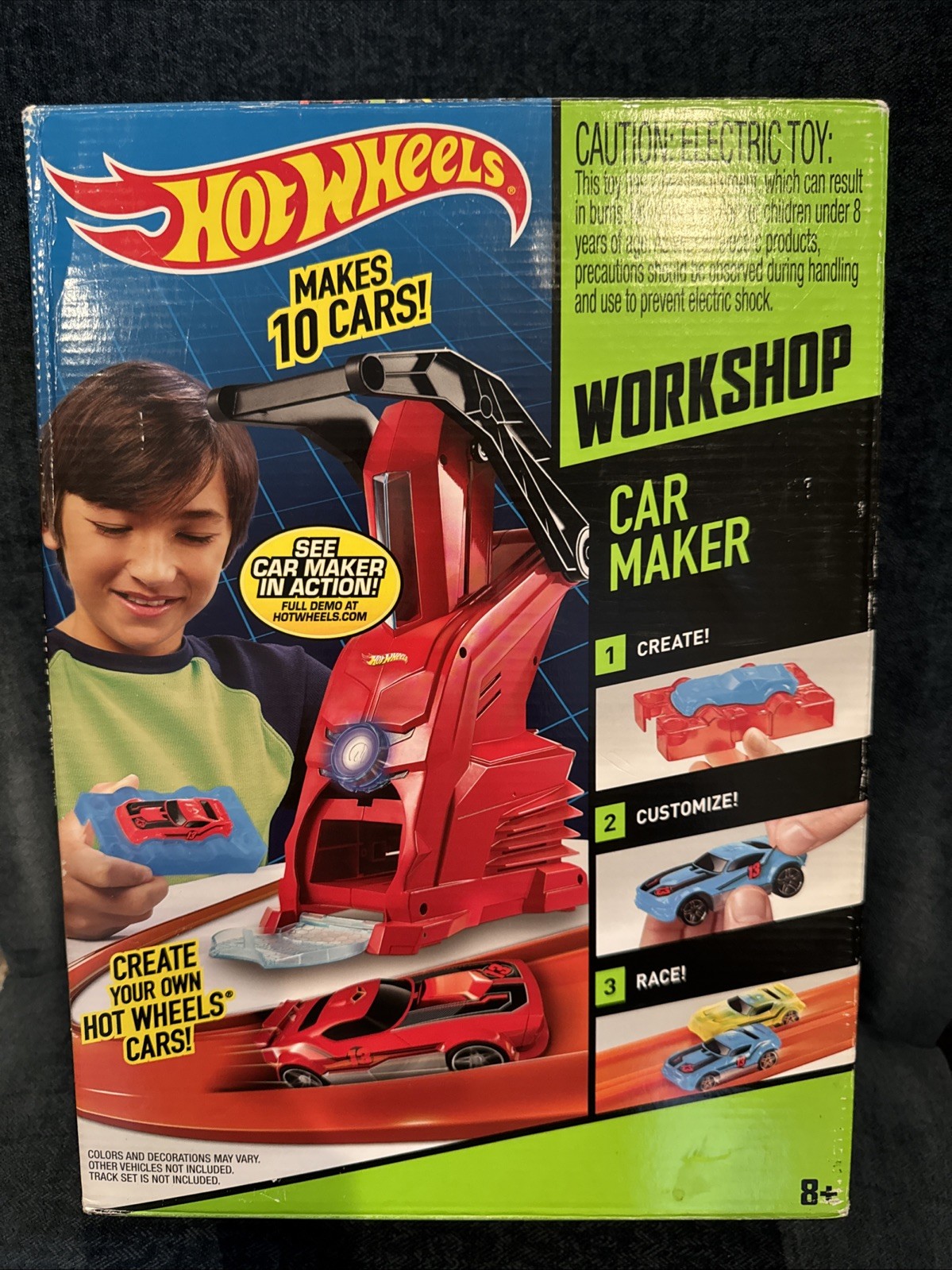 Vtg 2013 Hot Wheels Workshop Car Maker Playset Brand New Sealed NIB Mattel BGJ89