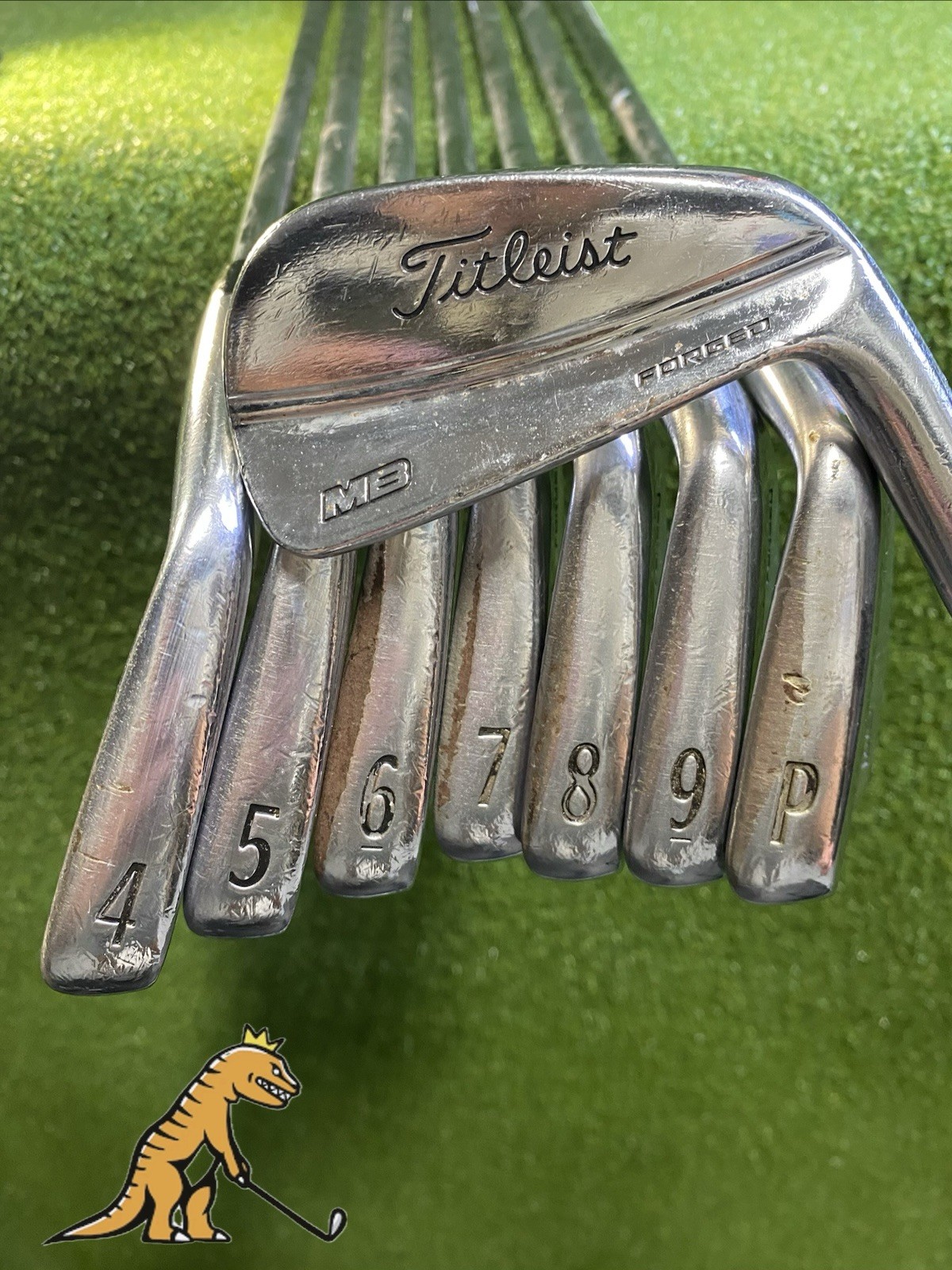 Used RH Titleist 716 MB Iron Set 3-PW KBS Tour 130g Extra Stiff Steel +1”