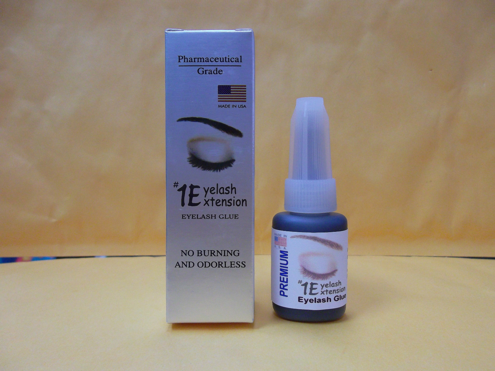 Number One #1 PREMIUM FAST DRY Extension Eyelash Glue Adhesive No Burn 0.34 oz