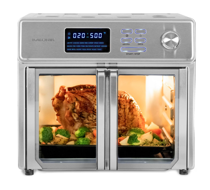 Kalorik MAXX 26 Qt Digital Air Fryer Toaster Oven AFO 46045 SS 1700W 